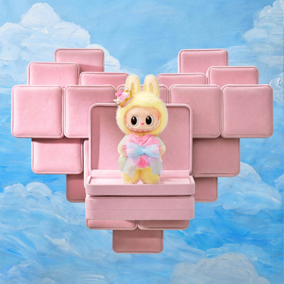 THE MONSTERS Let's Checkmate Series–Vinyl Plush Hanging Card