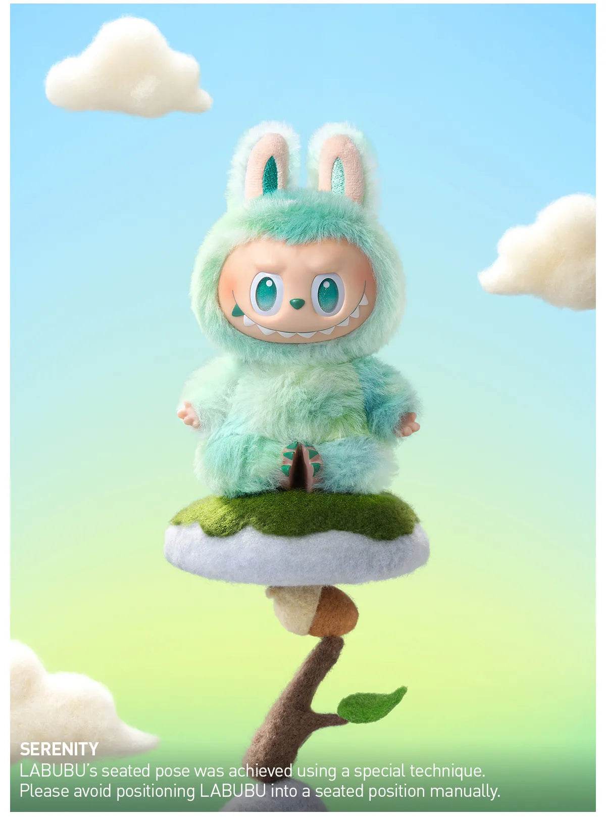 Labubu Serenity (X-Ray Verified) – THE MONSTERS Big Into Energy Series Vinyl Plush Pendant Blind Box