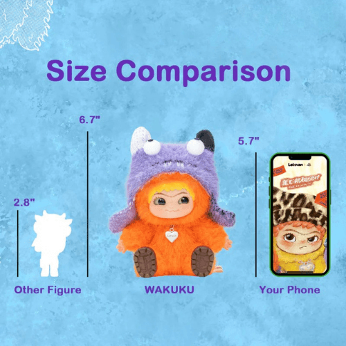 WAKUKU Fuzzy Trendy Fun Party Series Plush Blind Box