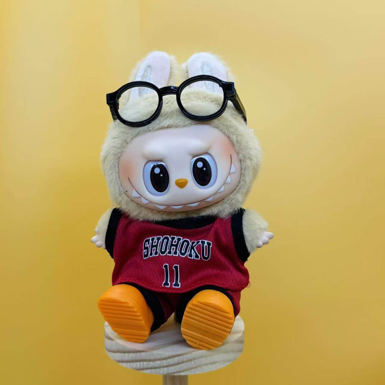 Labubu Outfit – “Legends on Plush” All-Star Jersey Series (Fits 17cm Labubu Macron / Have a Seat / Big into Energy)
