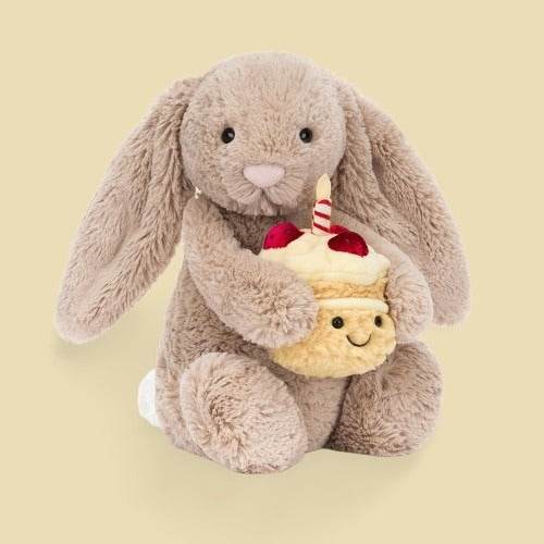 Bashful Beige Bunny 'Birthday'