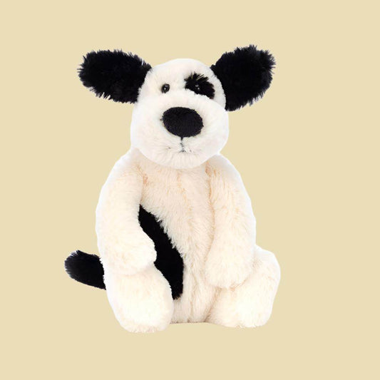 Bashful Black & Cream Puppy